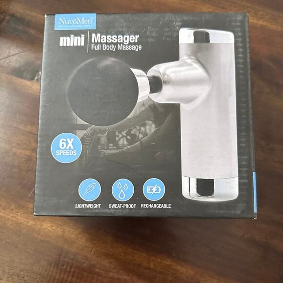 NuvoMed Mini Massager - Silver - Picture 1 of 5
